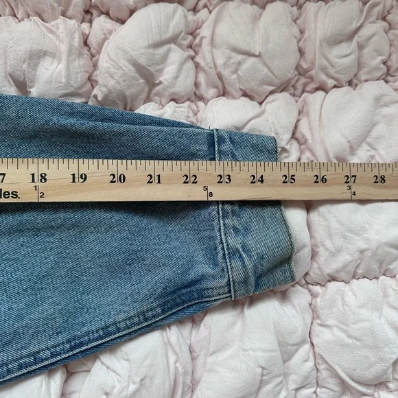 Vintage Wrangler Hero Denim Jacket Light Wash Blue Men’s L - Picture 8 of 8